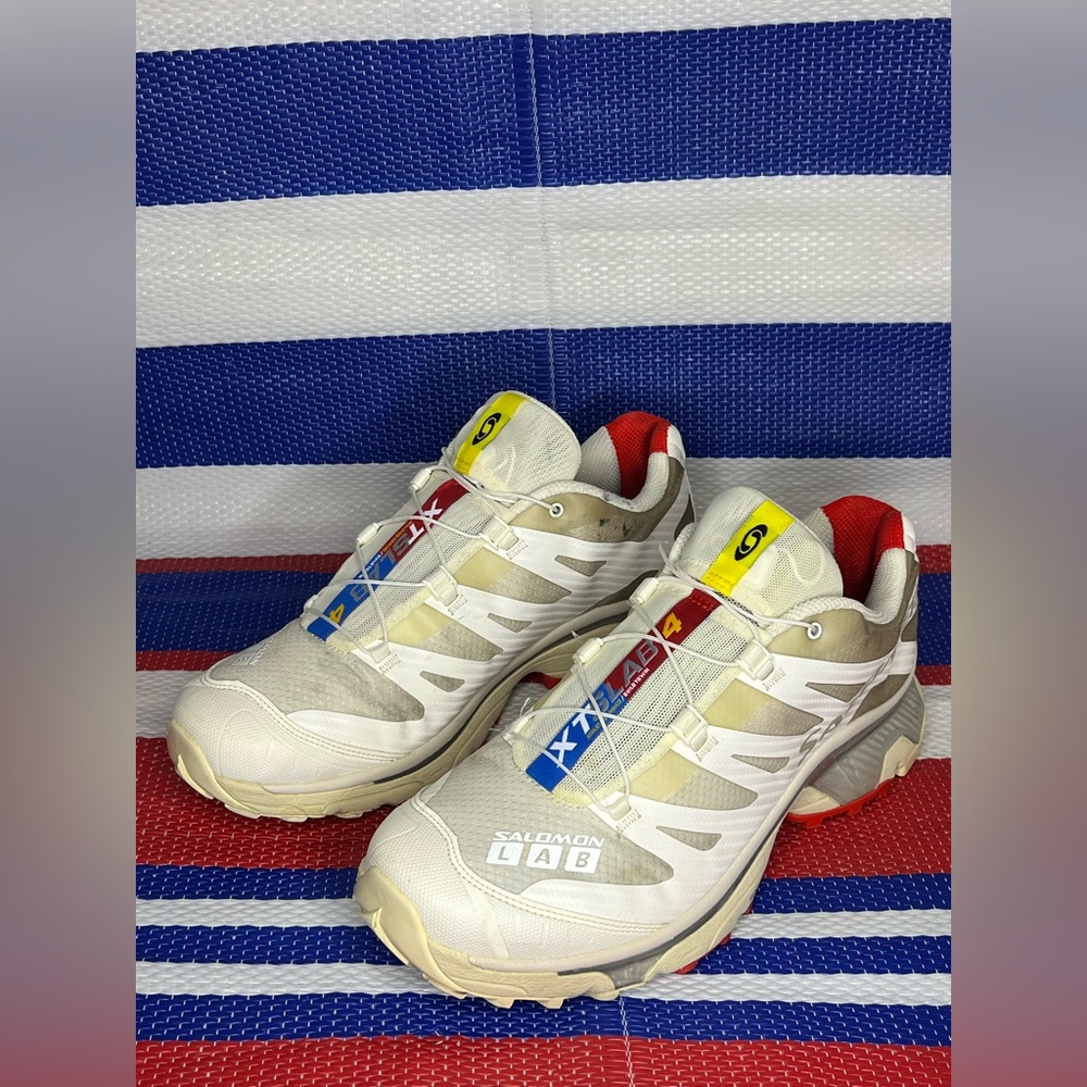 Salomon XT-4 OG Sneakers - Men’s Size 11 - Vanilla Ice and Fiery Red - Sneakers - Picture 14 of 16